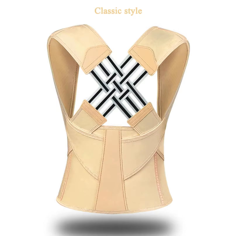 Back Posture Corrector Brace for Women. Breathable Back Posture Correction Back Support Belt Adjustable Shoulder.