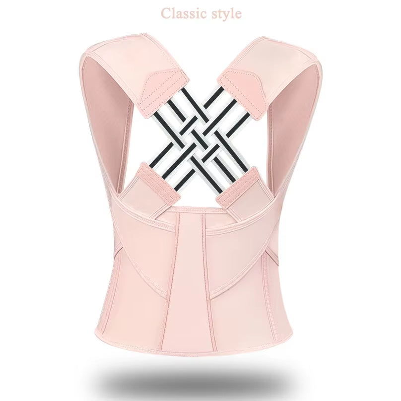 Back Posture Corrector Brace for Women. Breathable Back Posture Correction Back Support Belt Adjustable Shoulder.