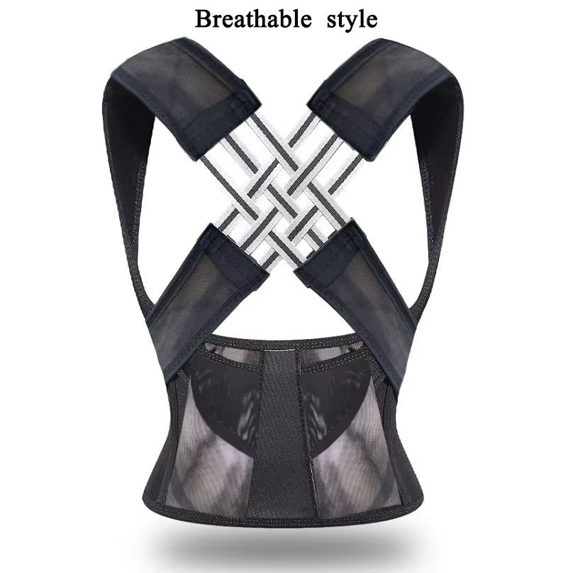 Back Posture Corrector Brace for Women. Breathable Back Posture Correction Back Support Belt Adjustable Shoulder.