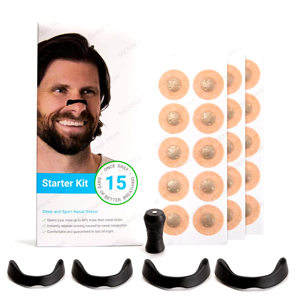 Magnetic Nasal Strips. Better Breathing, Better Feeling, Better Sleeping, Better Performance. Reduces Snoring